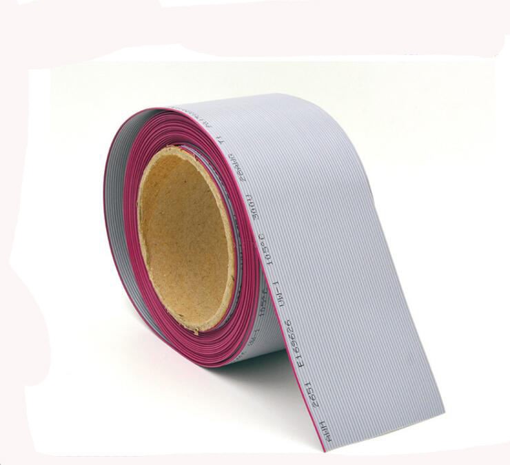 E249743 flat ribbon cable UL2651 28awg 2.54mm 1.27mm 6pin 8pin 12pin 20pin electronic wire