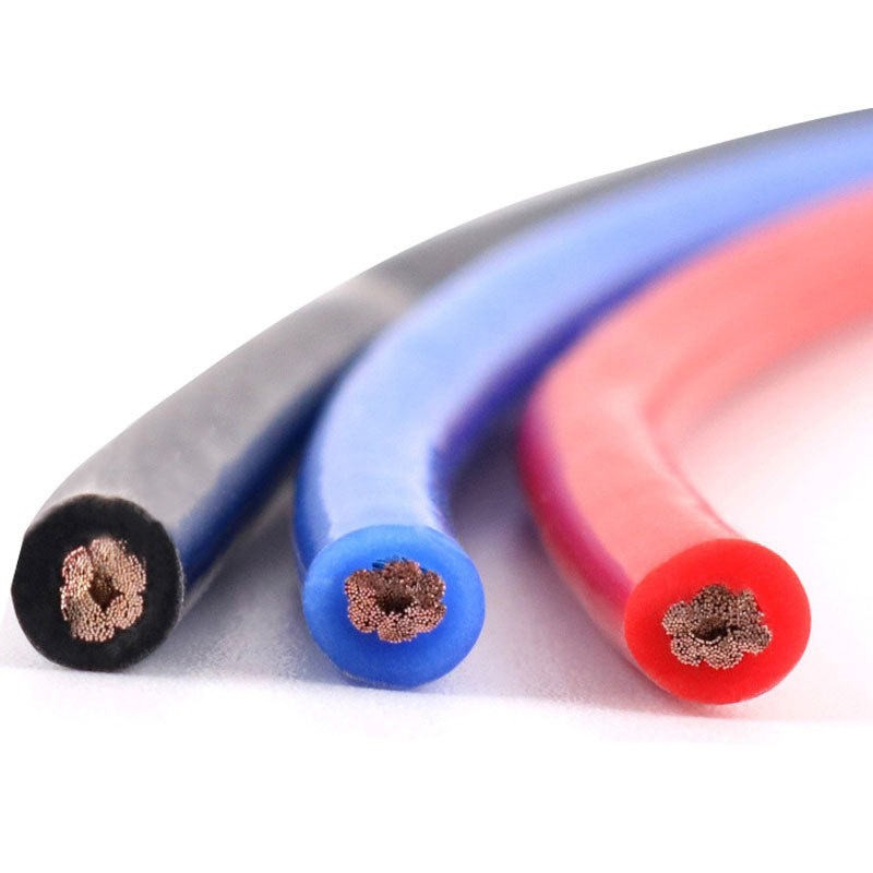 High flexible silicone cable 10AWG silicon wire 600V copper electronic cable and insulation high temperature for RC Hobby